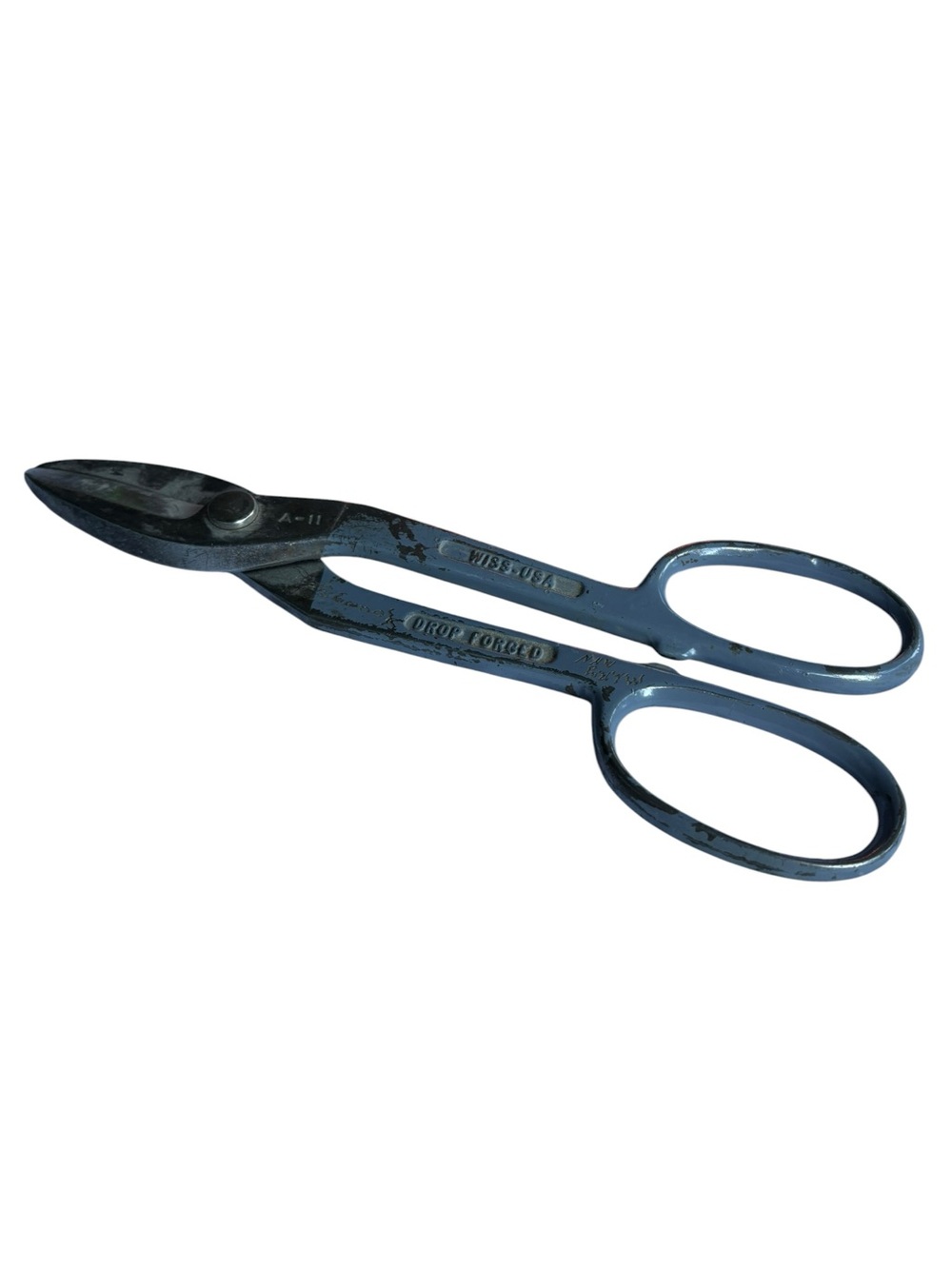 Vintage Wiss A-11 Drop Forged Steel Tin Snips Scissors Metal Shears USA